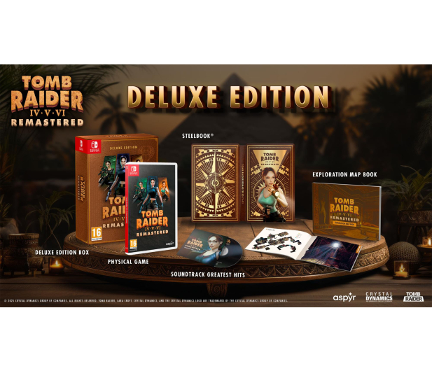 Switch Tomb Raider IV-VI Remastered Starring Lara Croft: Deluxe Edi - 1338665 - zdjęcie 2